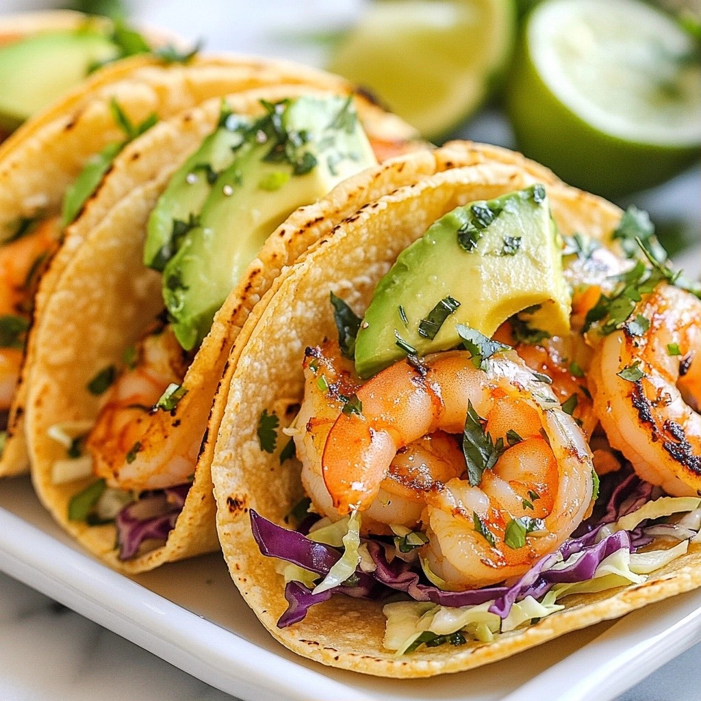 Zesty Healthy Recipes Basil Lime Shrimp Tacos Delight