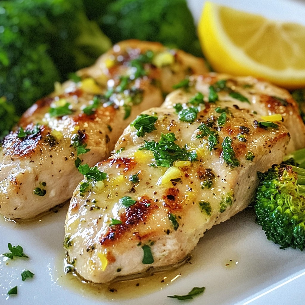 Zesty Healthy Recipes Lemon Chicken with Broccoli Dish