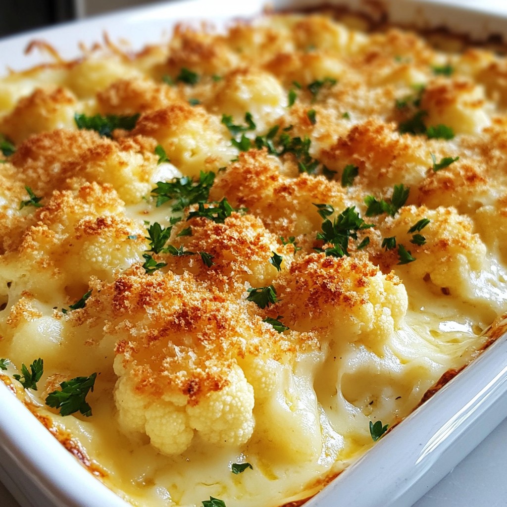 Cheesy Cauliflower Gratin Irresistible Comfort Dish