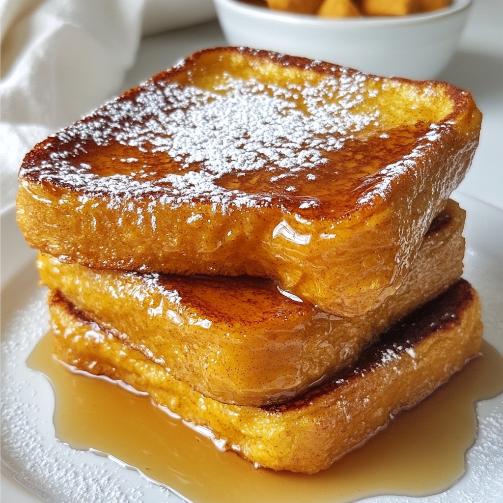 Pumpkin Spice French Toast Easy Fall Delight Recipe