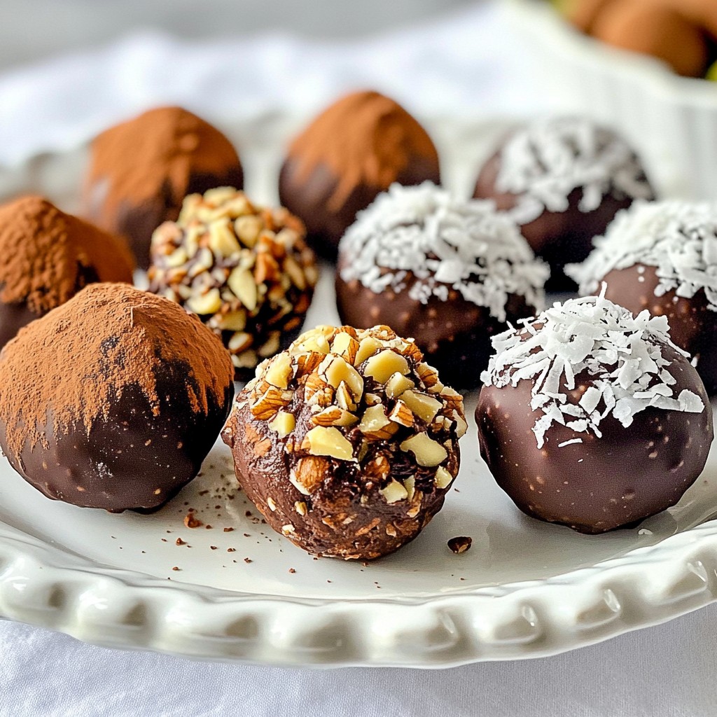 Chocolate Avocado Truffles Rich and Creamy Delight