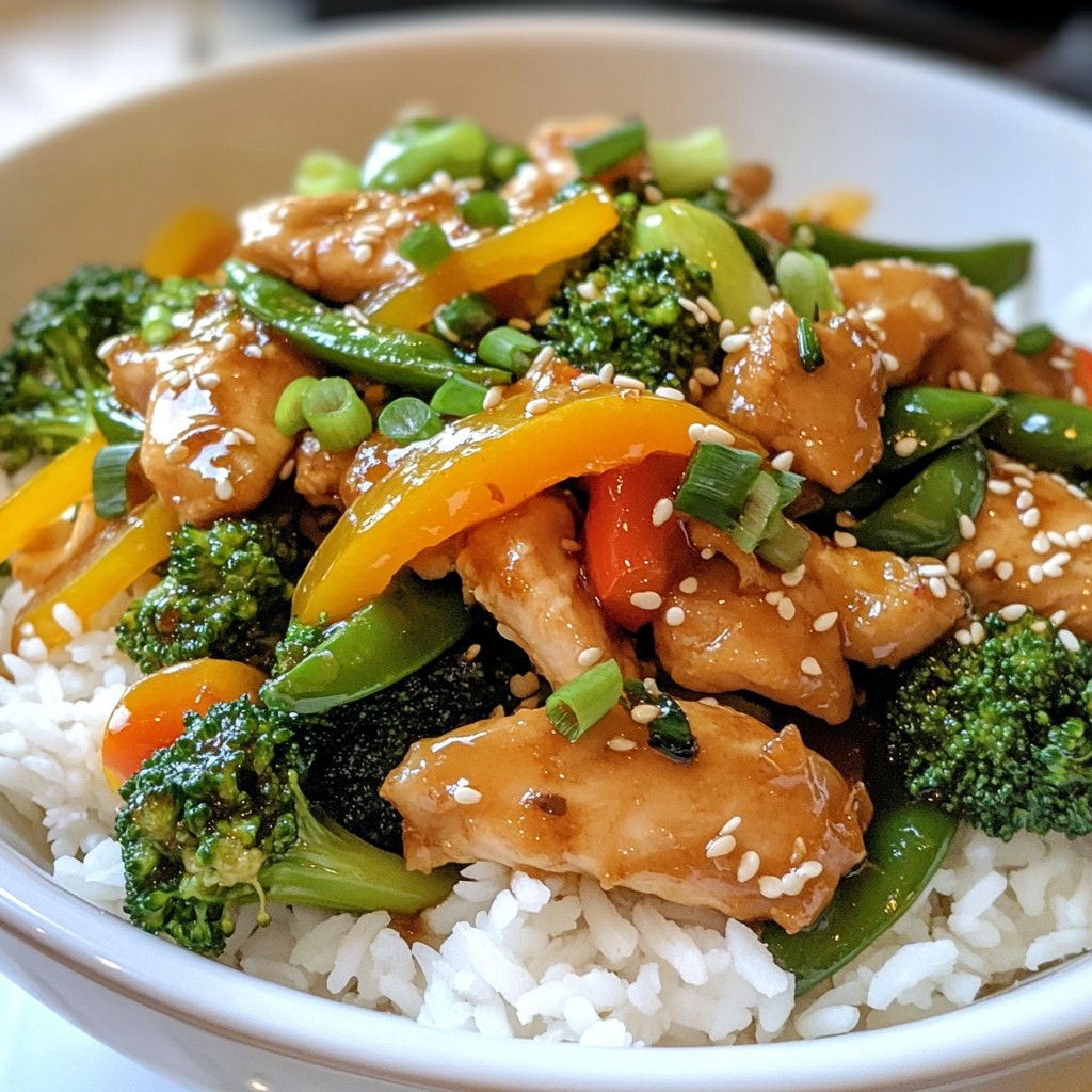 Sesame Ginger Chicken Stir Fry Simple Weeknight Meal