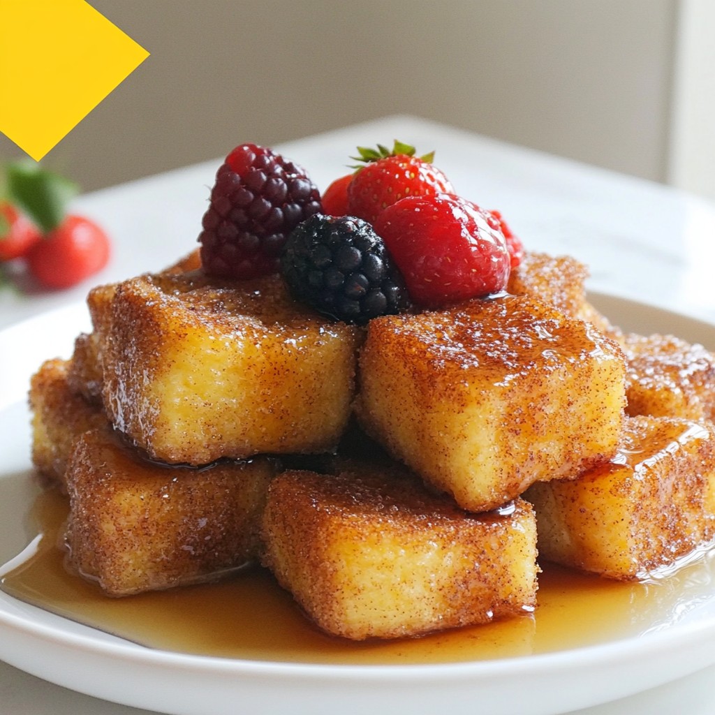 Cinnamon Sugar French Toast Bites Scrumptious Treat