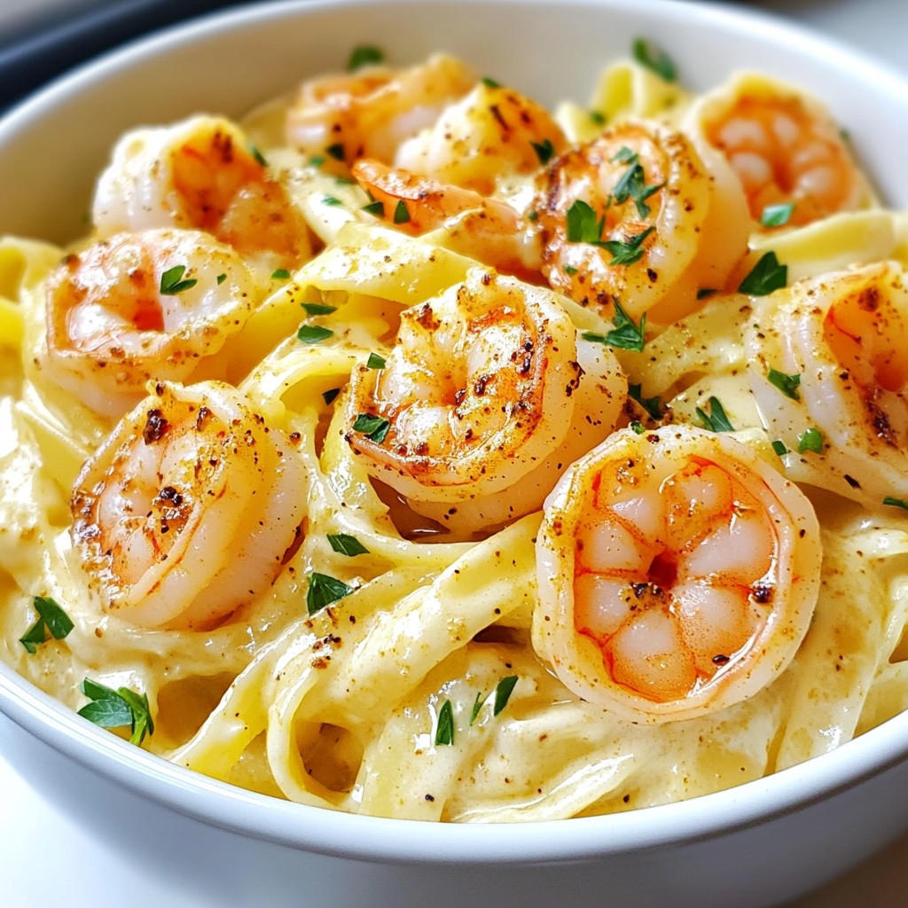 Cajun Shrimp Alfredo Easy Creamy Dinner Recipe