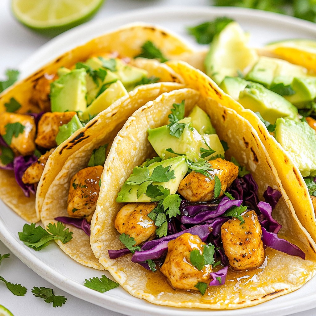 Honey Lime Chicken Tacos Flavorful and Easy Recipe