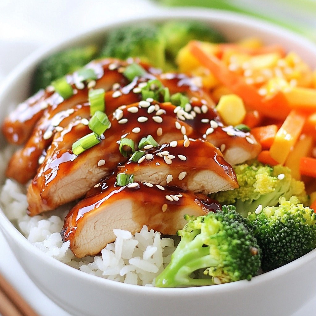 Teriyaki Chicken Rice Bowls Tasty and Simple Recipe