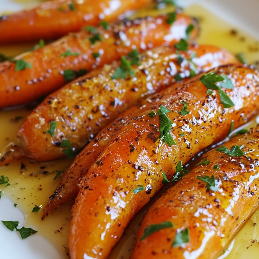 Honey Mustard Glazed Carrots Tasty Side Dish Idea