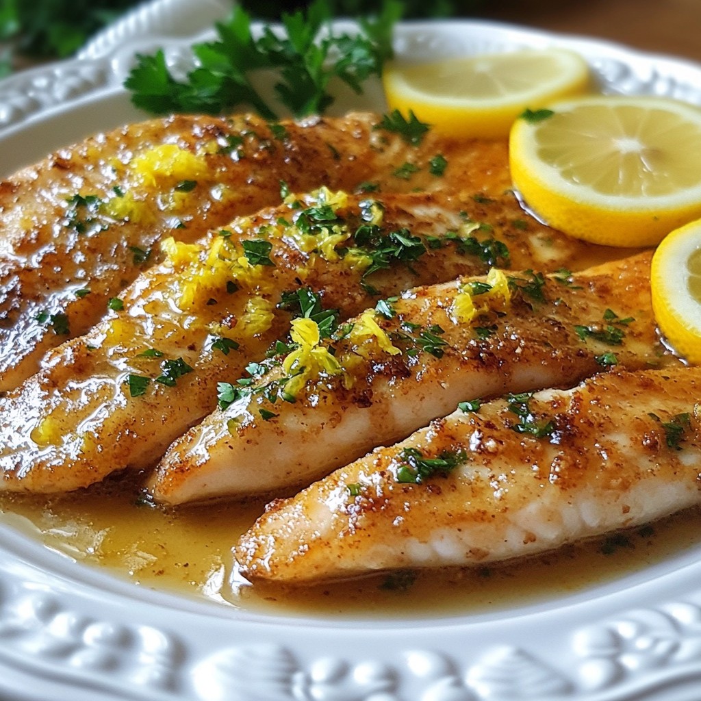 Garlic Butter Lemon Tilapia Simple and Tasty Meal