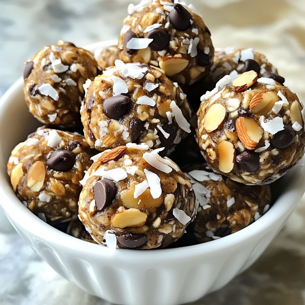 Almond Joy Energy Bites Tasty and Healthy Snack