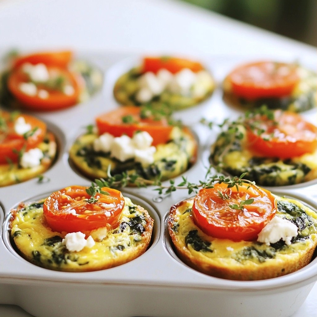 Fluffy Wholesome Foods Spinach Egg Muffins Recipe