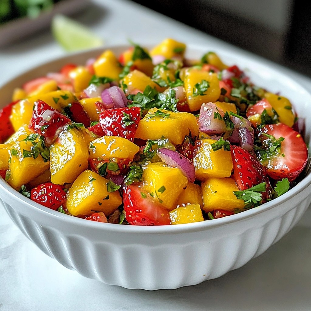 Strawberry Mango Salsa Refreshing Summer Delight