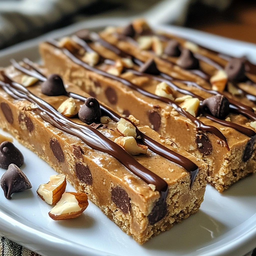 Peanut Butter Chocolate Chip Energy Bars for Energy