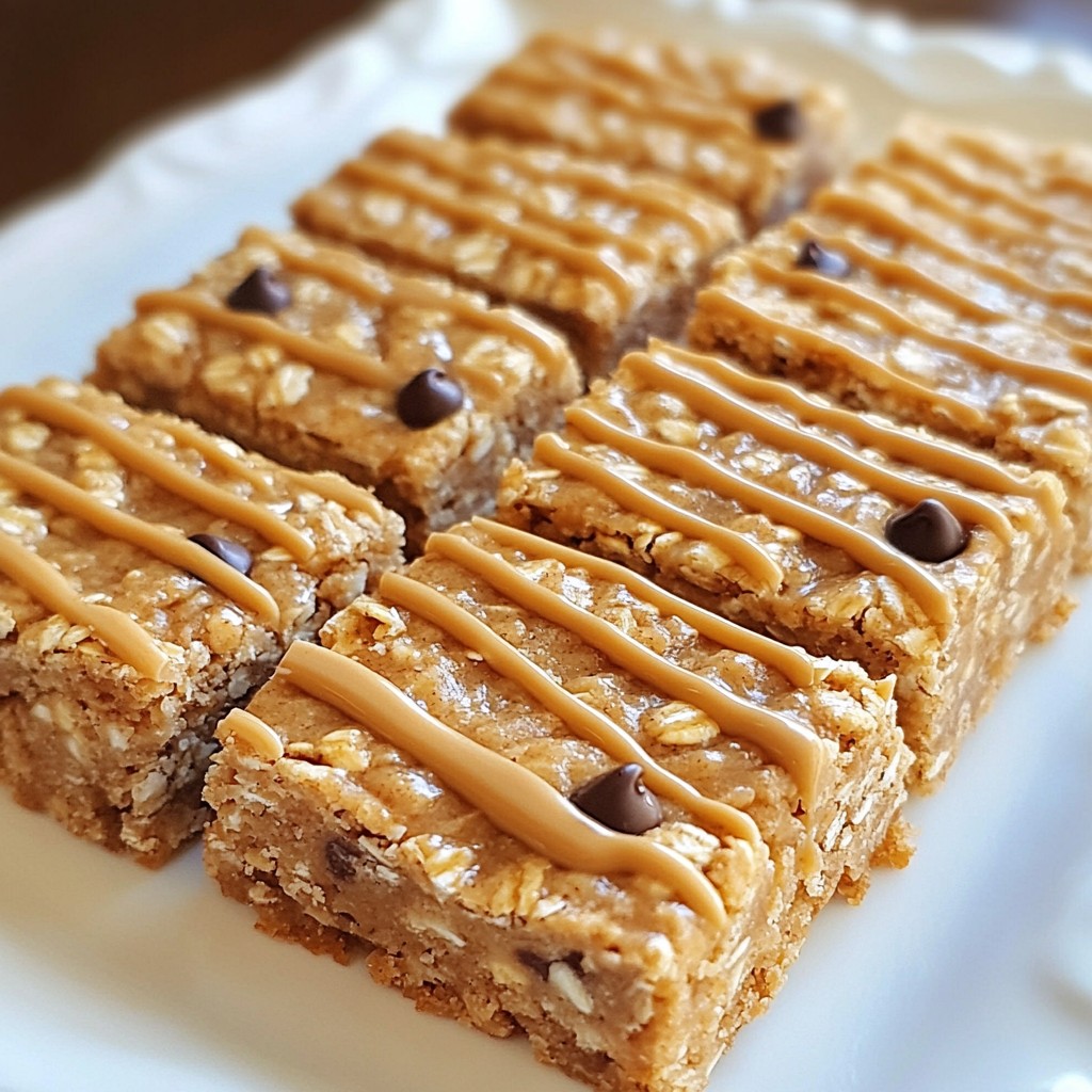 No Bake Peanut Butter Oat Bars Simple and Tasty Treat