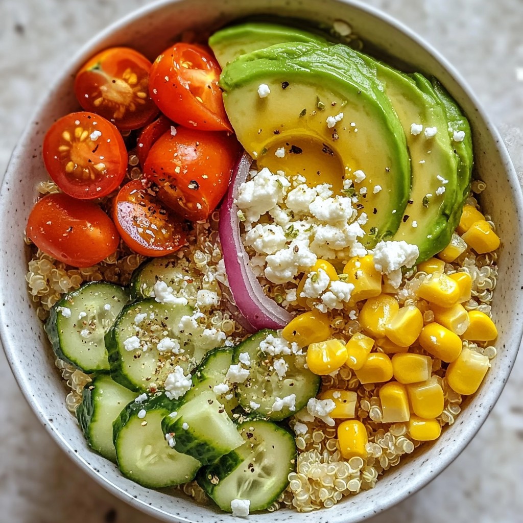 Creamy Wholesome Foods Avocado Quinoa Bowl Recipe