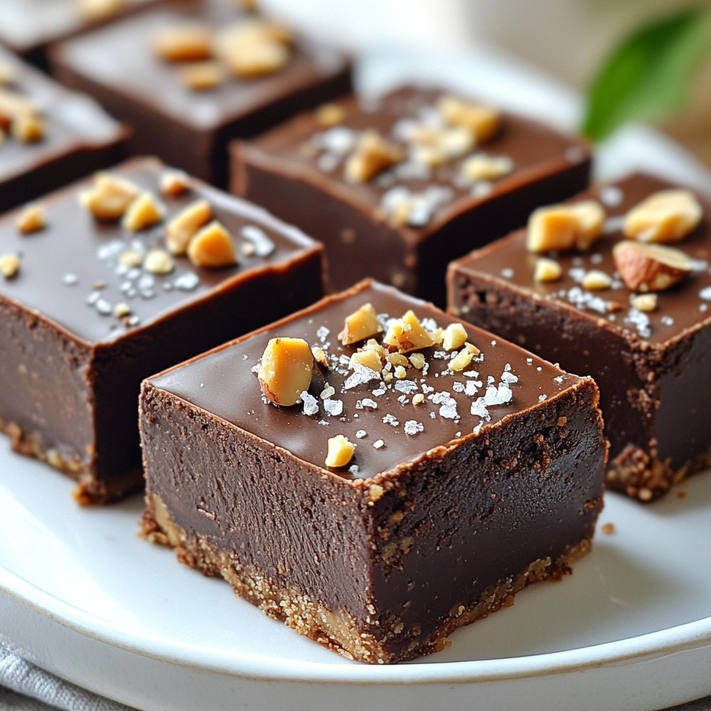 Vegan Peanut Butter Chocolate Fudge Divine Treat