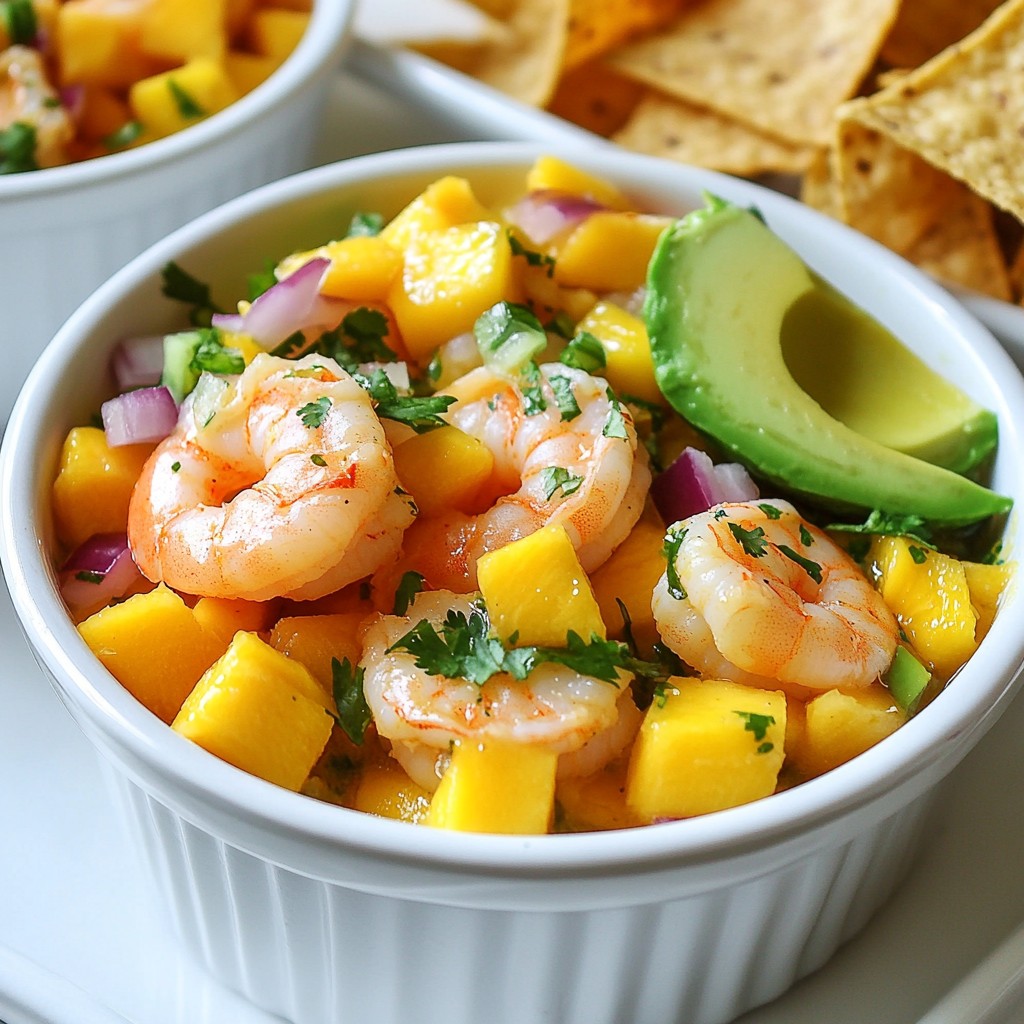 Spicy Mango Shrimp Ceviche Refreshing and Flavorful Dish