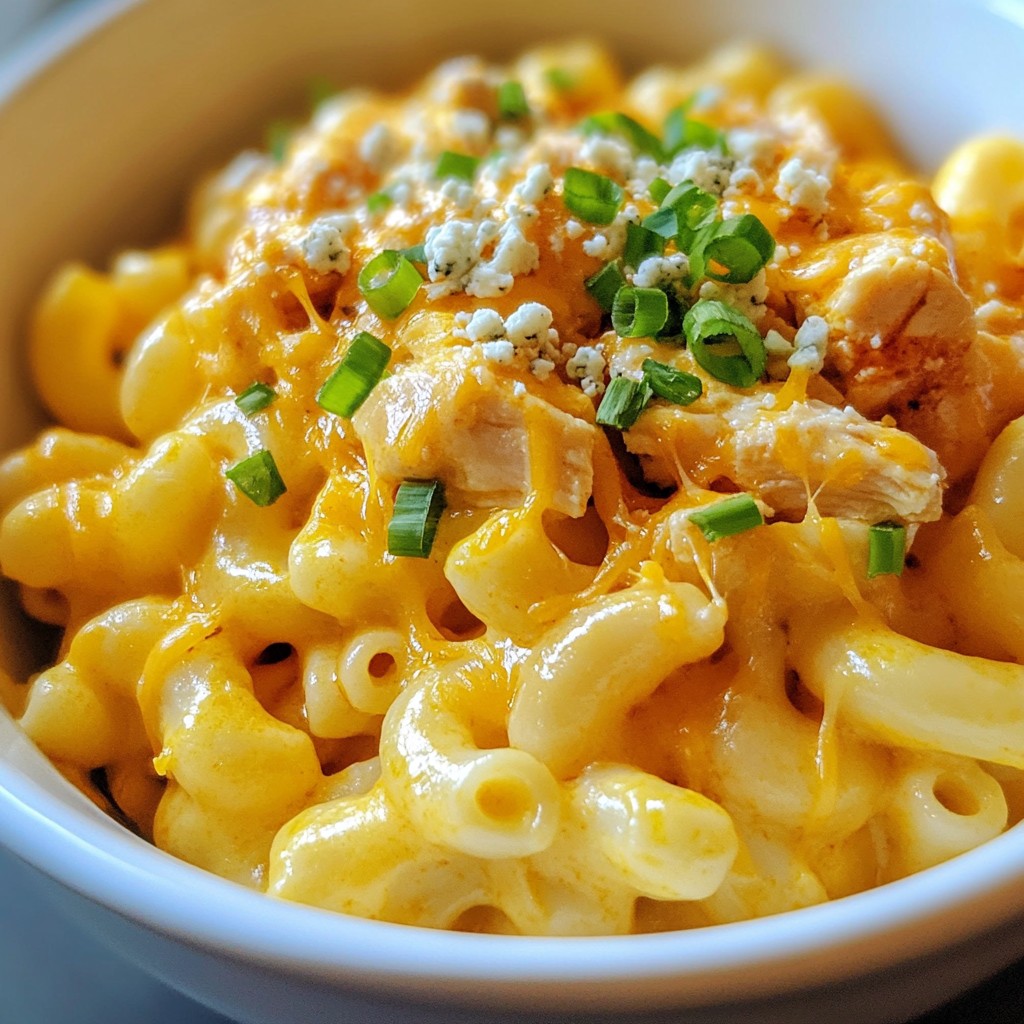 Buffalo Chicken Mac and Cheese Flavorful Comfort Meal