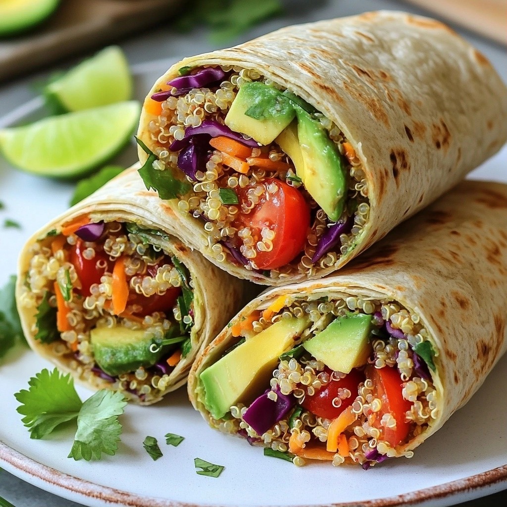Crunchy Nutritious Meals Quinoa and Veggie Salad Wrap