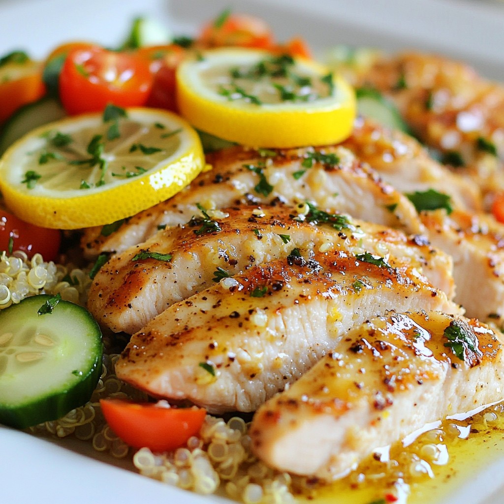 Lemon Pepper Chicken with Quick Healthy Dinners Quinoa