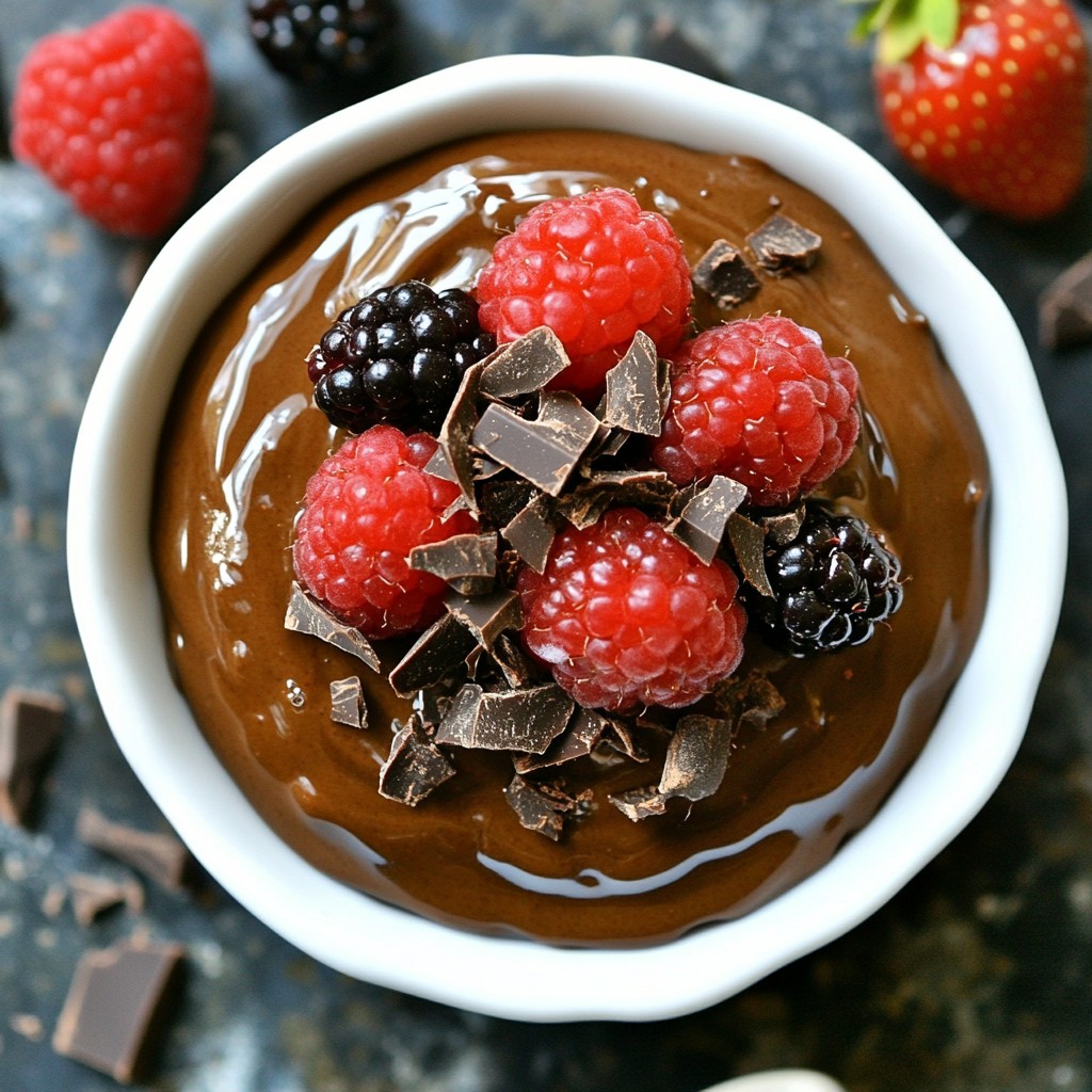 Avocado Chocolate Mousse Rich and Creamy Delight
