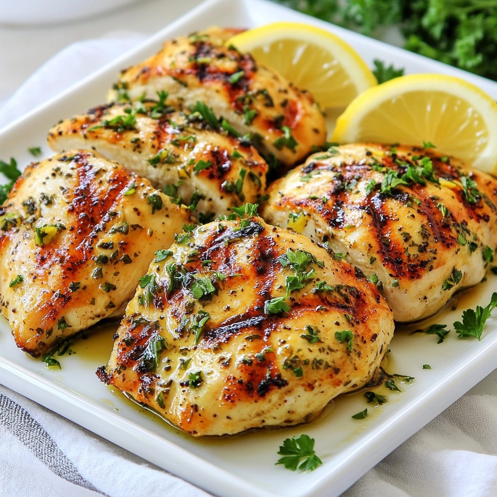 Lemon Herb Grilled Chicken Juicy and Flavorful Dish