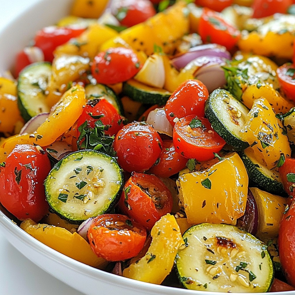 Italian Herb Roasted Veggies Flavorful and Simple Dish