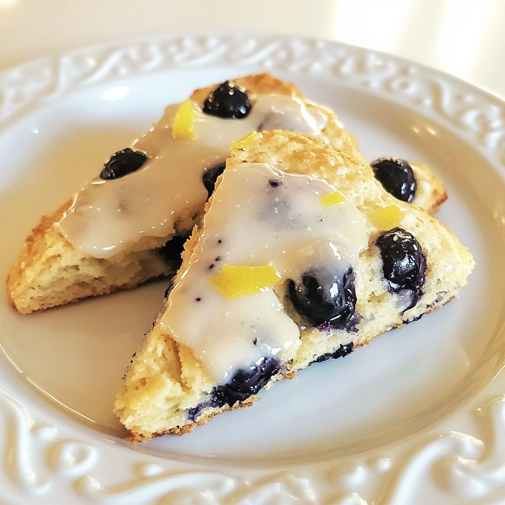 Lemon Blueberry Scones Tasty and Easy Treat