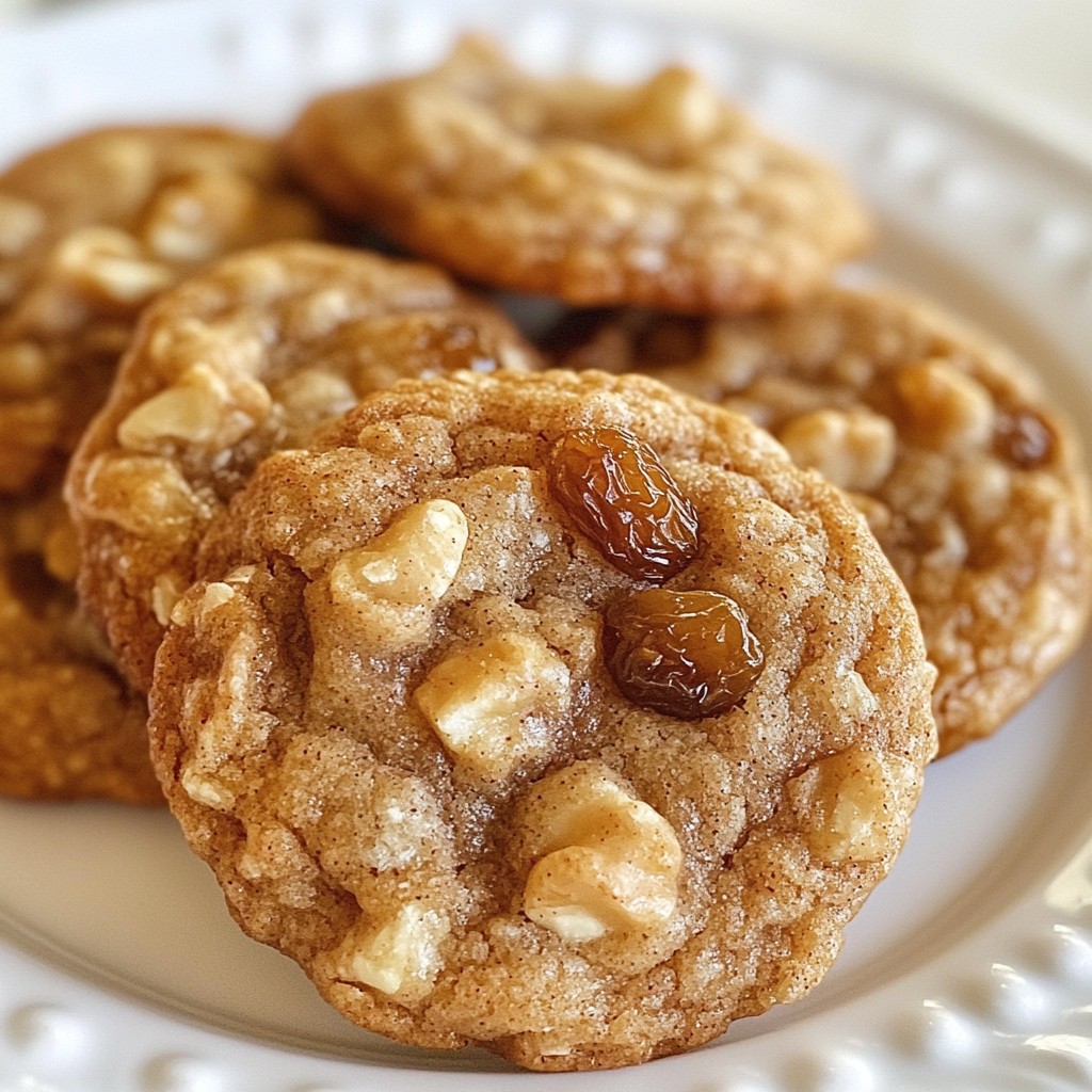 Chewy Cinnamon Raisin Cookies Soft and Tasty Treat