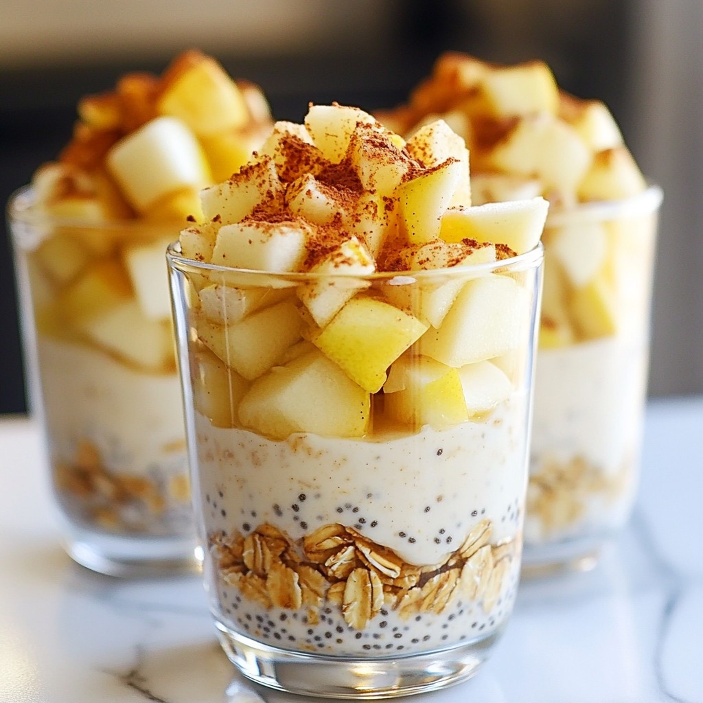 Apple Pie Overnight Oats Cozy and Tasty Recipe
