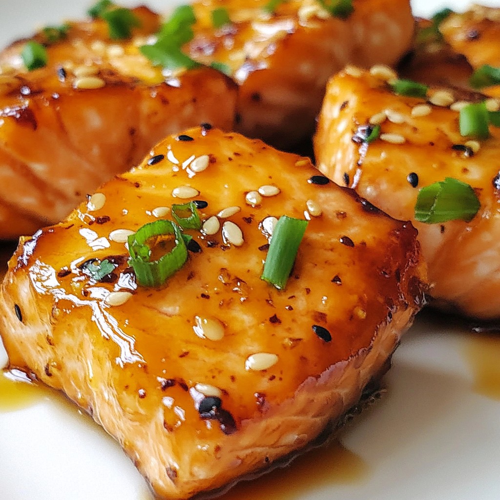 Maple Glazed Salmon Bites Flavorful and Simple Recipe