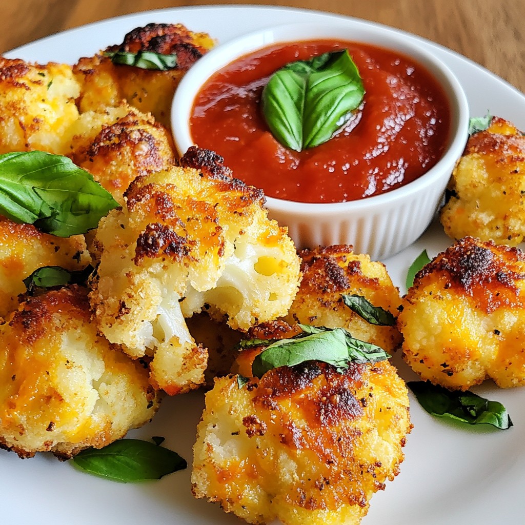 Cheesy Cauliflower Pizza Bites Simple and Tasty Snack