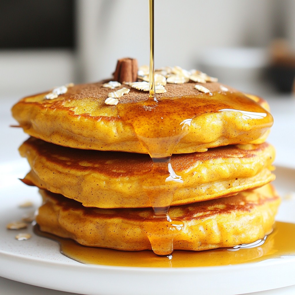 Pumpkin Spice Protein Pancakes Easy and Tasty Recipe