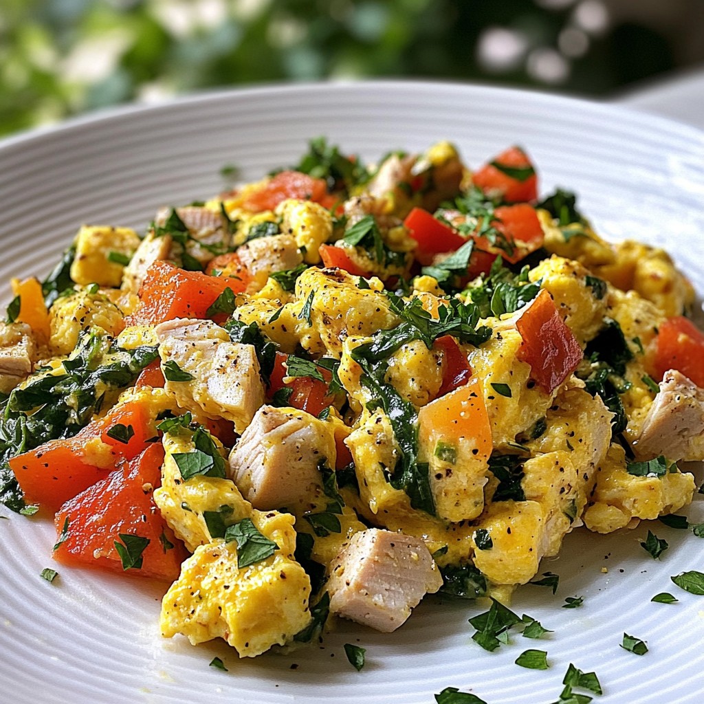 Savory Nutritious Meals Turkey Turkey Ham and Veggie