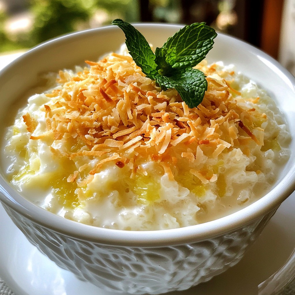 Coconut Lime Rice Pudding Creamy and Flavorful Treat