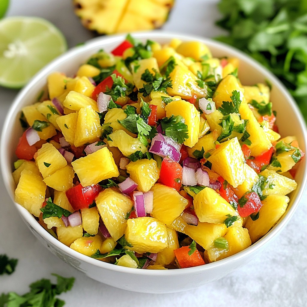 Tropical Mango Pineapple Salsa Fresh and Zesty Delight
