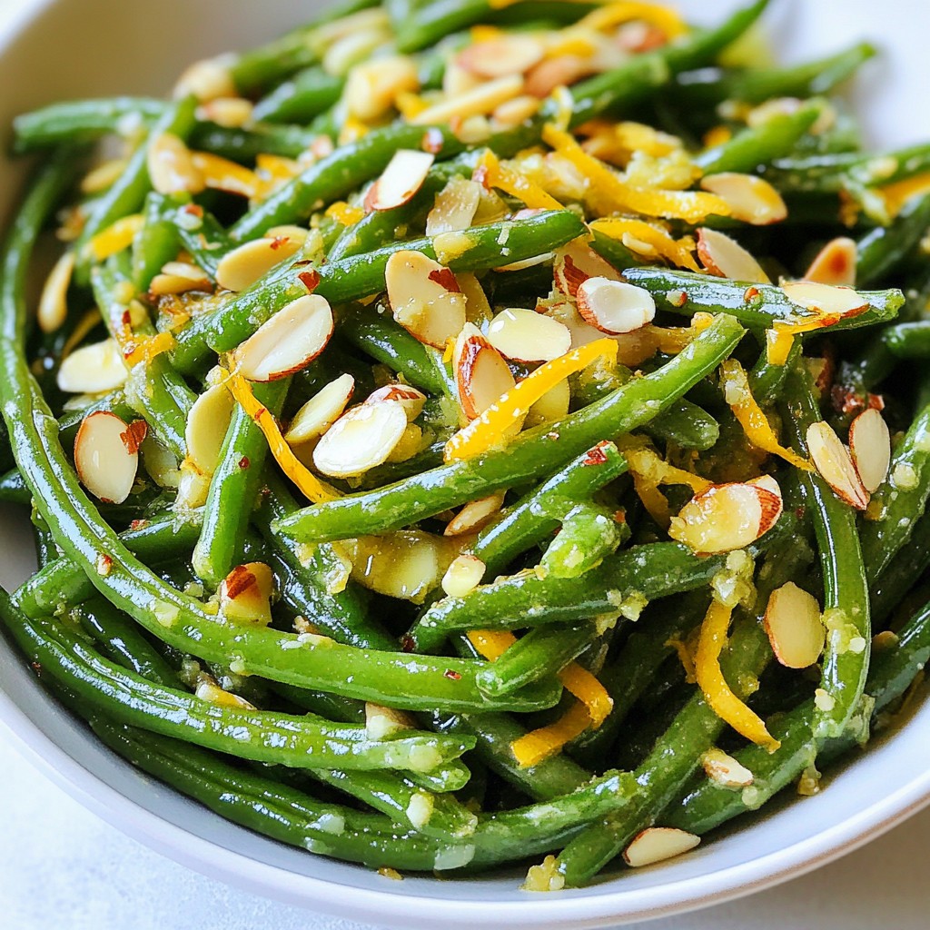 Garlic Butter Green Beans Quick and Tasty Side Dish