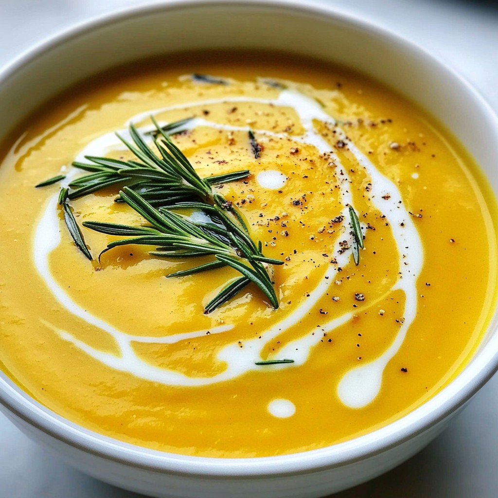Roasted Butternut Squash Soup Simple and Delicious