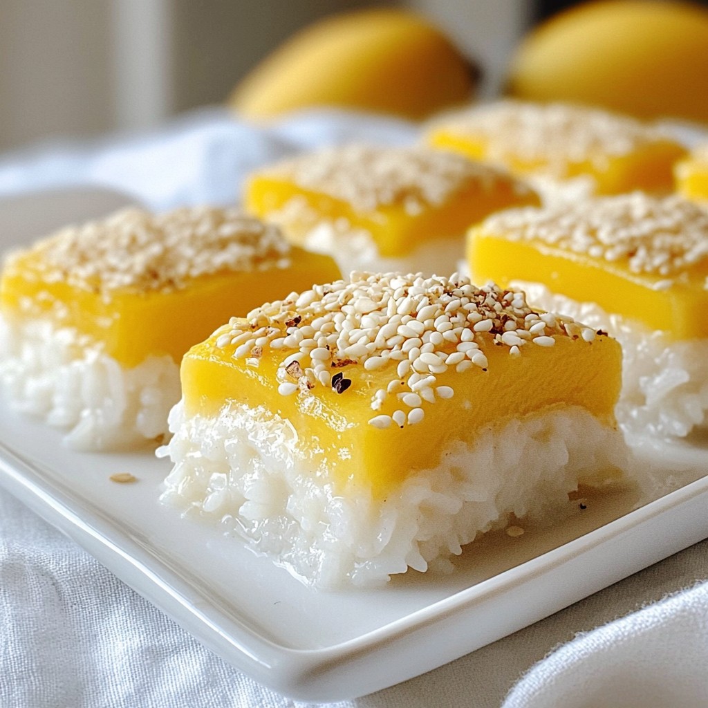 Thai Mango Sticky Rice Pops Delightful and Easy Treat