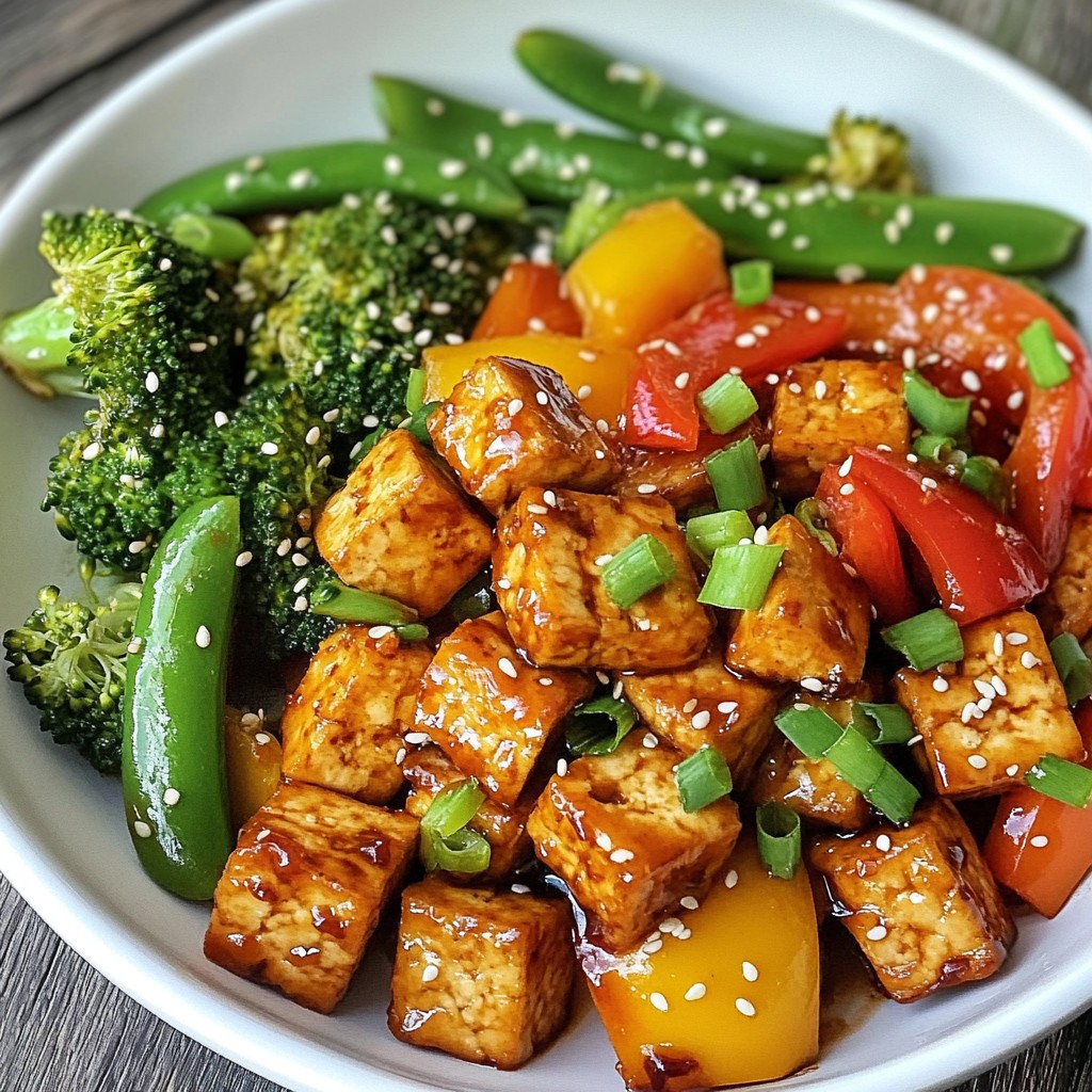 Spicy Healthy Recipes Teriyaki Tofu Stir Fry Delight