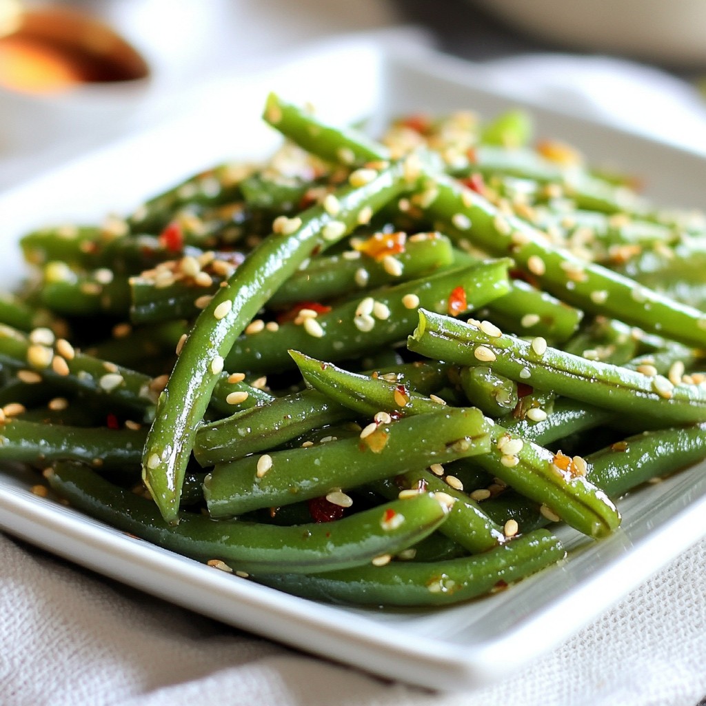 Honey Garlic Green Beans Simple and Flavorful Side