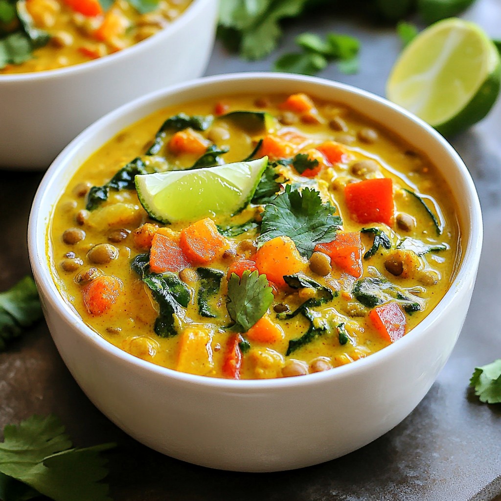 Savory Nutritious Meals Lentil and Vegetable Curry