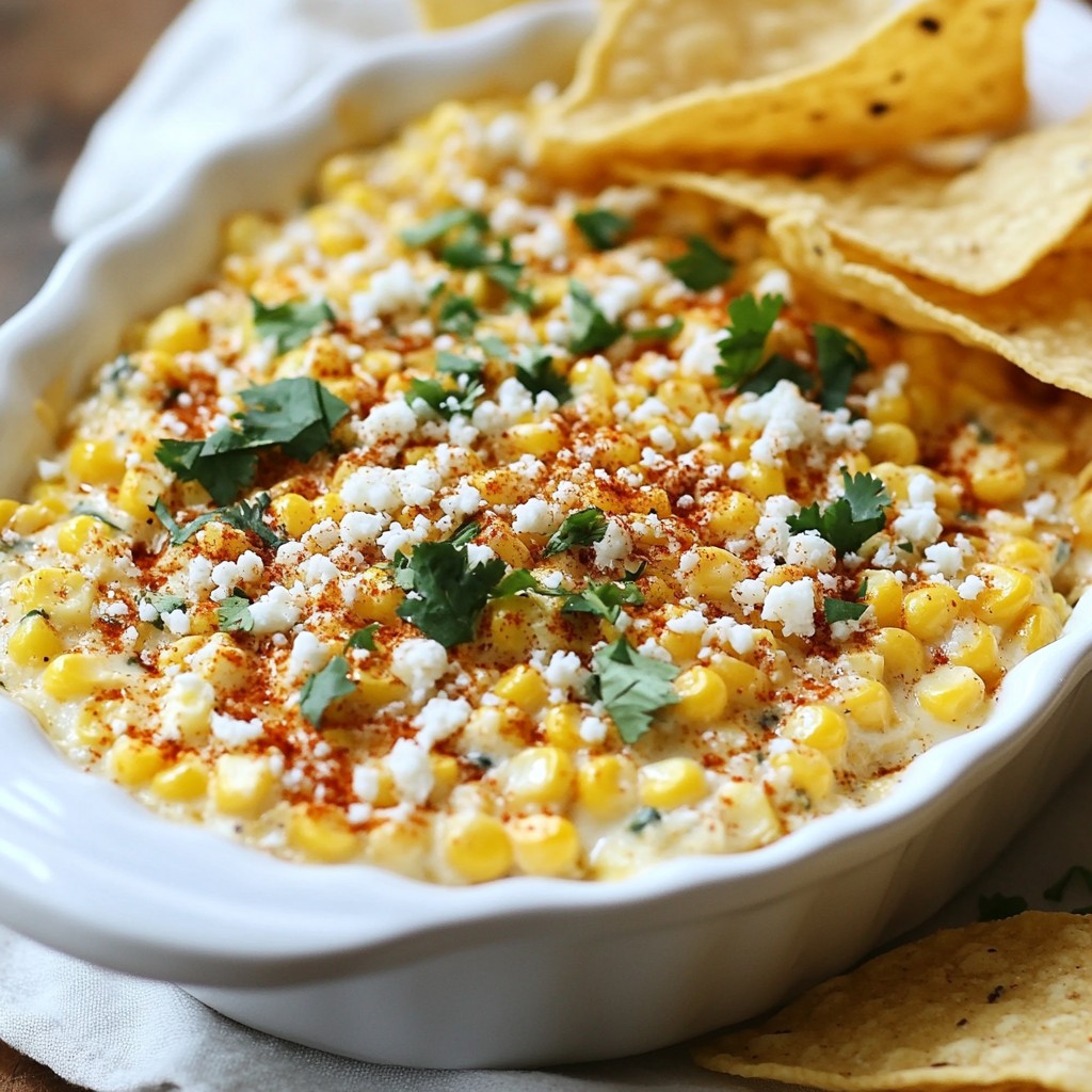Spicy Mexican Street Corn Dip Flavorful and Easy Treat