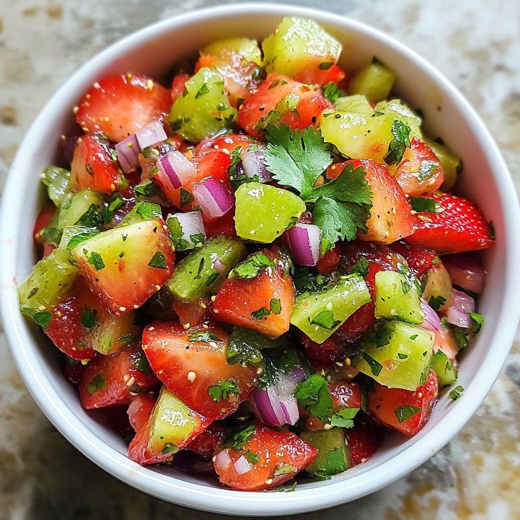 Strawberry Kiwi Salsa Fresh and Flavorful Delight