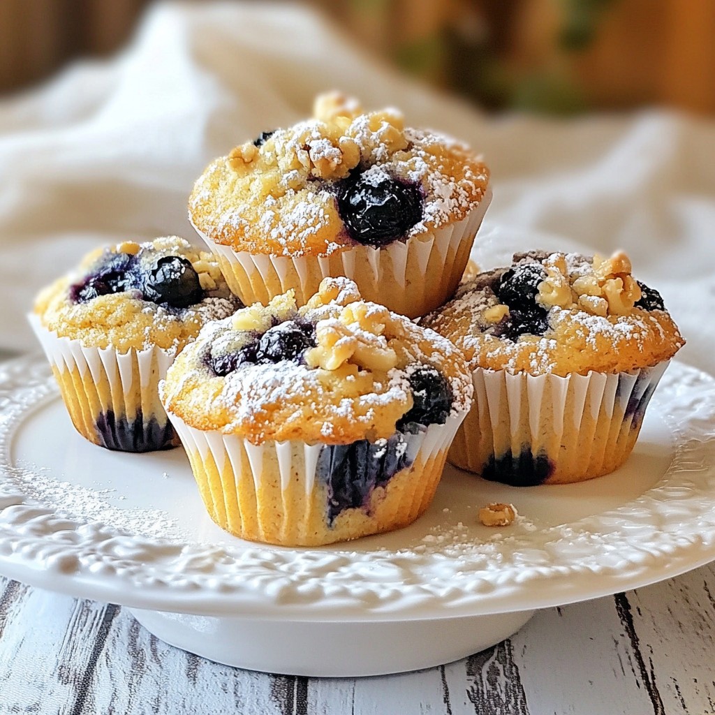 Fluffy Nutritious Meals Blueberry Oatmeal Muffins