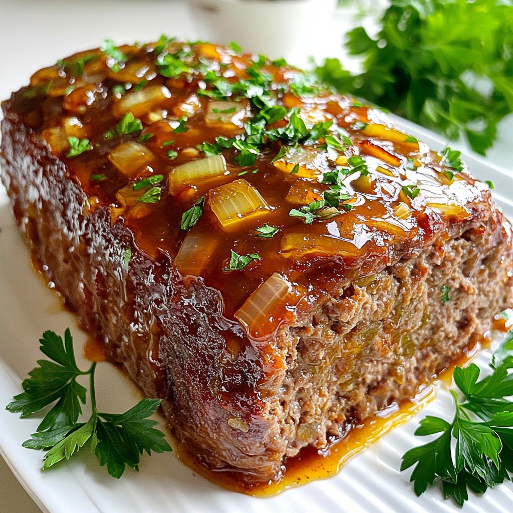 Honey Garlic Glazed Meatloaf Flavorful Dinner Recipe