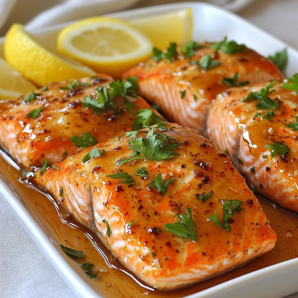 Maple Brown Sugar Glazed Salmon Tasty and Simple Recipe