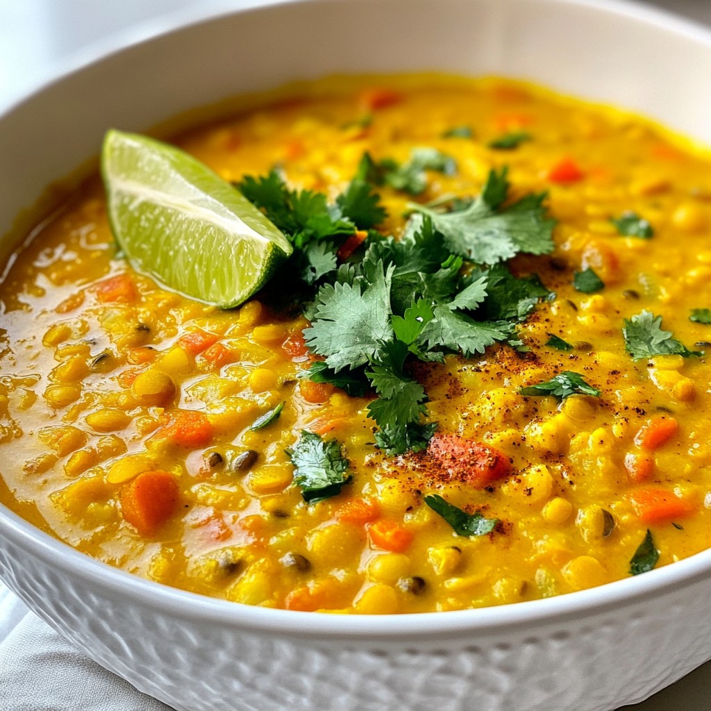 Coconut Curry Lentil Stew Flavorful and Hearty Meal