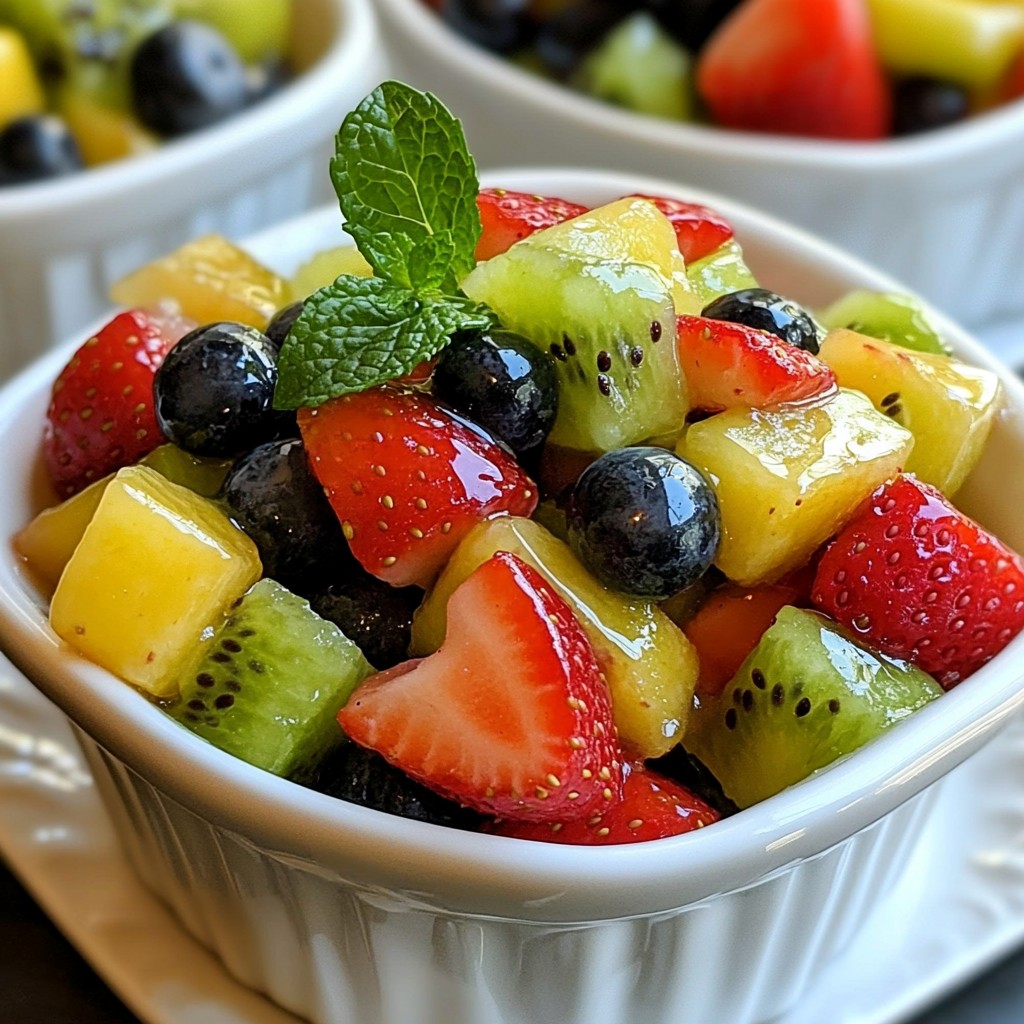 Strawberry Kiwi Fruit Salad Fresh and Flavorful Delight