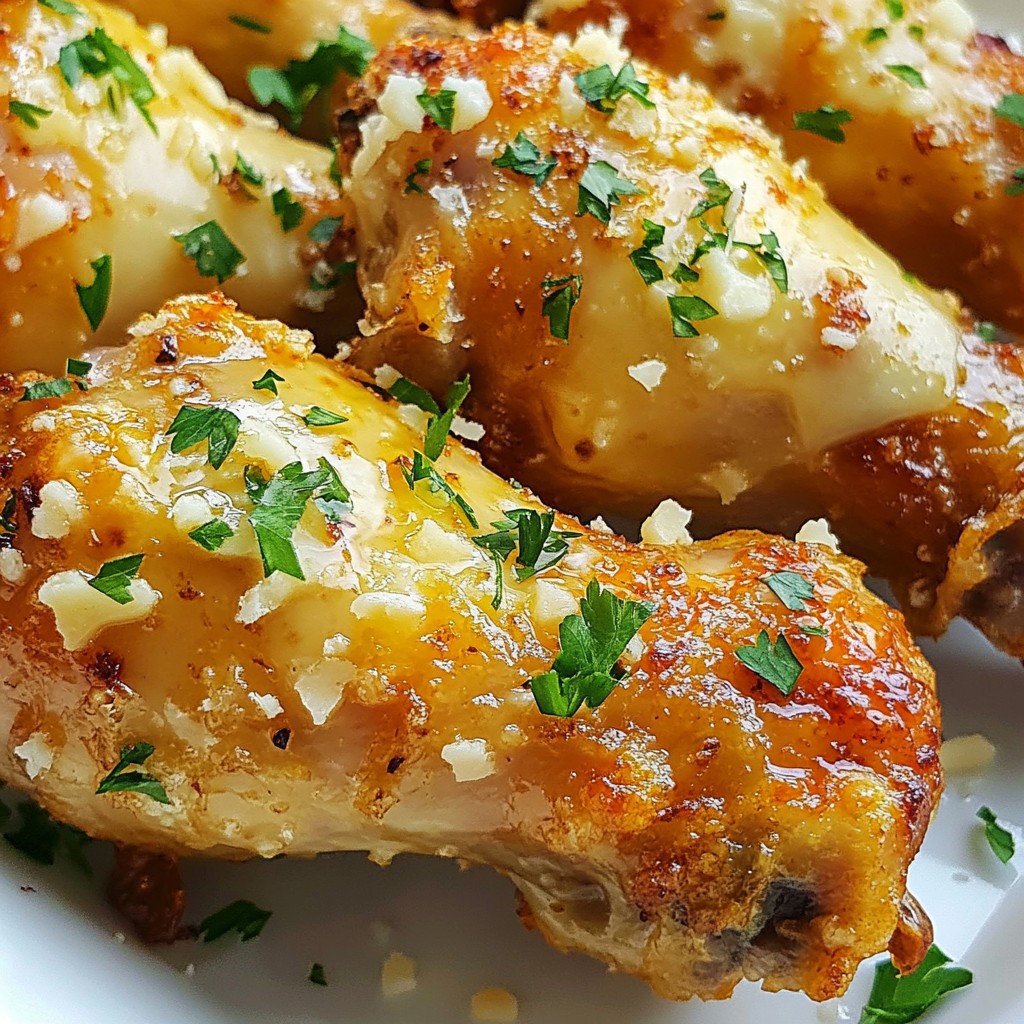 Garlic Butter Parmesan Drumsticks Easy and Tasty Meal