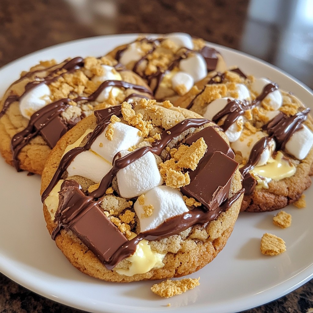 S’mores Stuffed Cookies Delightful and Easy Treat